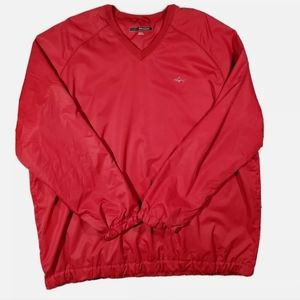 Greg Norman Collection Red Windbreaker